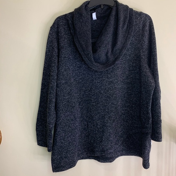 Ideology woman’s Cowl neck Pullover sweater Noir - Picture 2 of 8